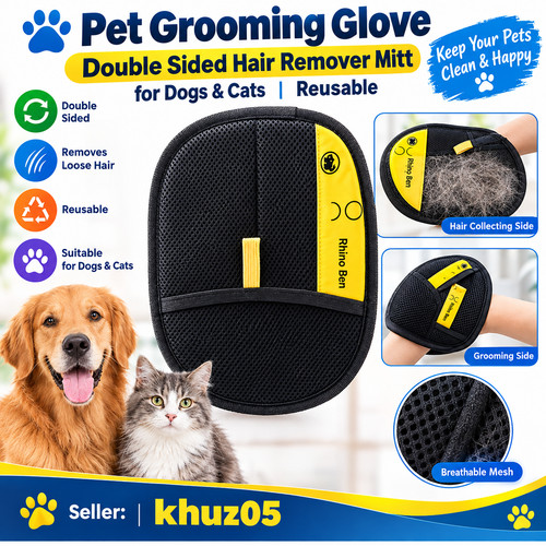 Pet grooming glove - pet,