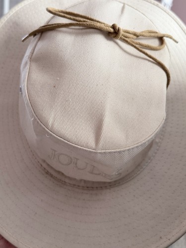 Joules wide brim cotton sun - brim,