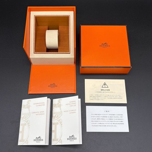 Hermes watch box - watch, empty