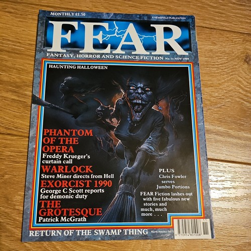 Fear magazine nov 1989 - magazine,