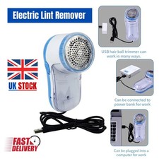 Electric Lint Remover Clothes Bobble Fabric Fluff Shaver Debobbler Clothing USB！