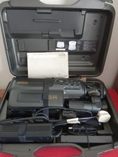 Panasonic NV-M10B VHS Movie Camcorder Kit With Case & Instructions