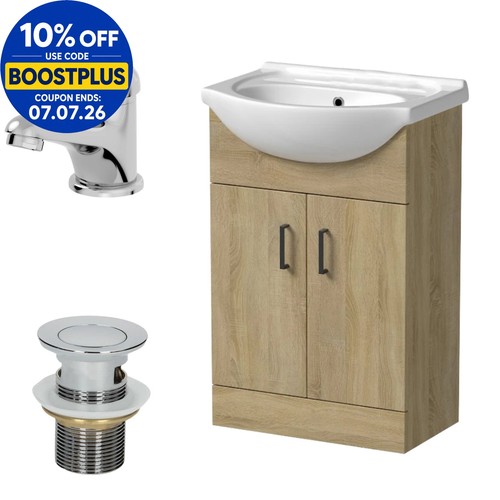 560mm oak bathroom vanity - bathroom, unit