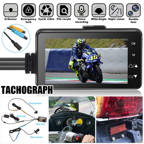 Motorcycle dash cam 1080p - motorcycle,