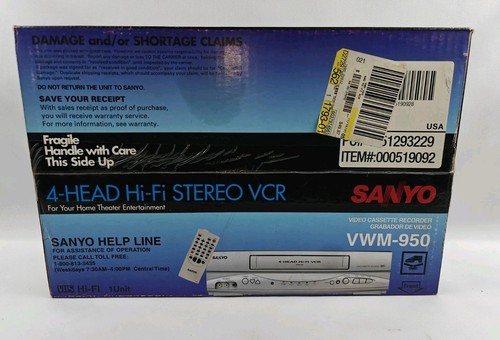 Sealed sanyo vwm - sanyo, vwm-950