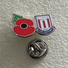 Stoke City  Supporter Enamel Badge Collectable - Wear Proud - We Never Forget