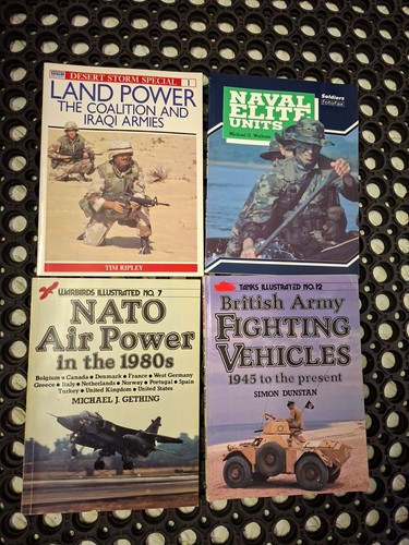 Job lot military books - x,