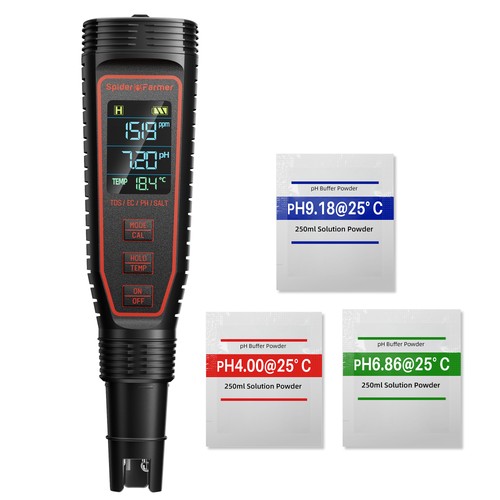 Spider farmer tds ph - 5-in-1, tds/ph