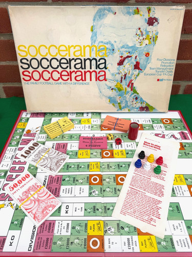 Soccerama board game 1968 - game,