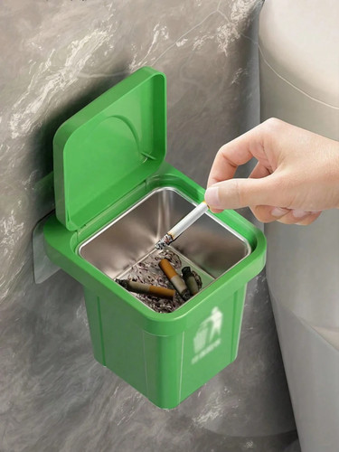 Stainless steel ashtray - steel,