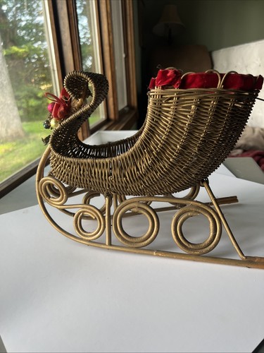 Antique christmas wicker - antique,