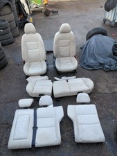 VOLVO S40 SEAT SET WHITE