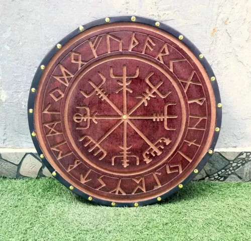 Shield wooden viking - wooden,