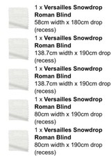 Roman Blinds from Blinds 2 go (sizes are in the picture order form)