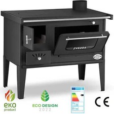 Wood burning cooking stove - burning,