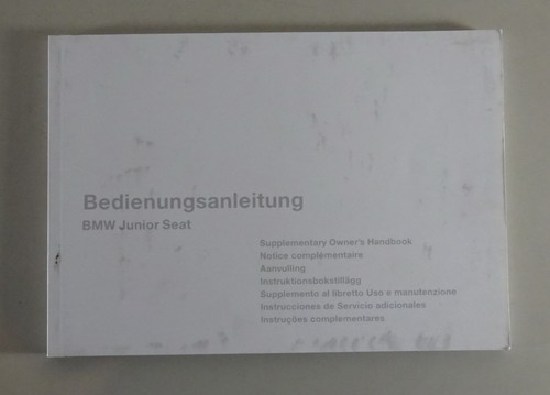 Operating instructions bmw - operating,