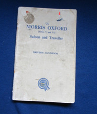 The Morris Oxford Series V & VI Saloon and Traveller Drivers Handbook 