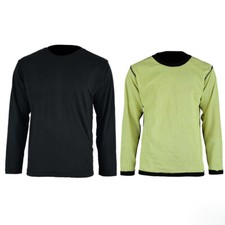 Motorcycle full Kevlar lined T-shirt fiber protective long sleeve T-Shirt