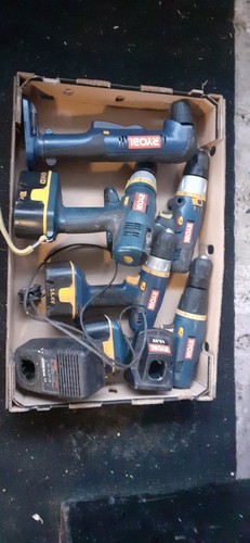 Box ryobi cordless drills - box,