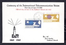 Falkland Islands - 1965 ITU Centenary First Day Cover