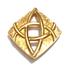 9ct Gold Ola Gorie Alba Brooch