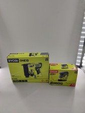 Ryobi R18GN18-0 ONE Plus Cordless Nailer 18 V Palm sander UNTESTED RETURNS