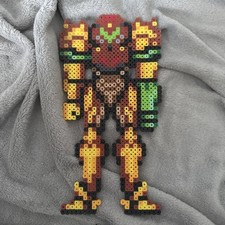 Super Metroid Samus Aran Fuse Bead Figure