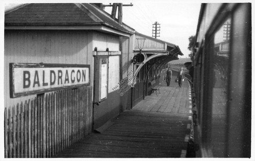 Baldragon train station - station, (angus