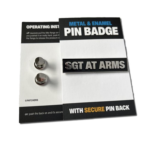 Silver metal black - black, enamel
