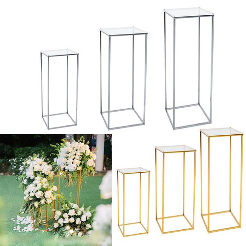 Flower cake rack metal plinth - cake,