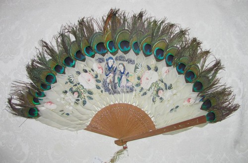 Antique chinese export - antique, fan