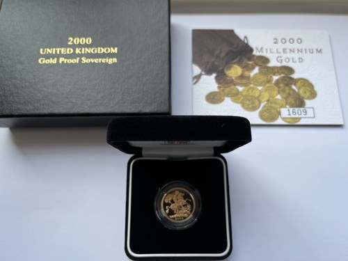 2000 gold proof - 2000, 22ct