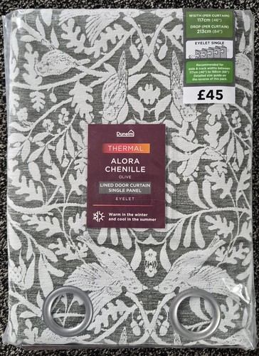 Dunelm alora chenille olive - chenille,