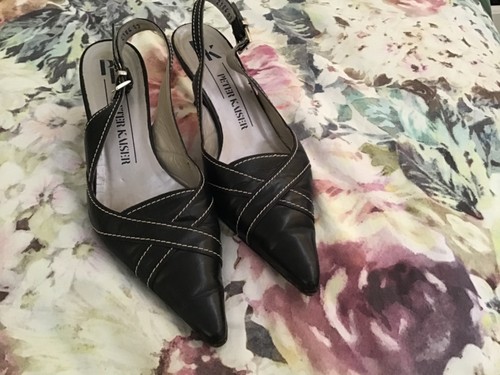 Peter kaiser black slingback - peter,