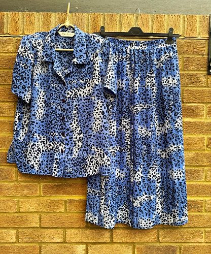Berkertex size blue - 14, leopard