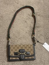Gucci Canvas Lady Web Bag Wallet On Chain