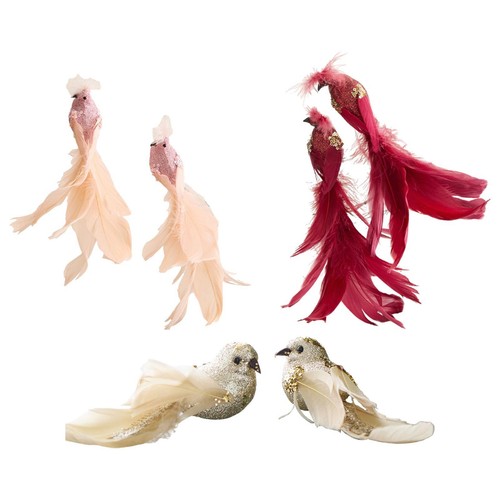 Artificial birds ornaments - birds,