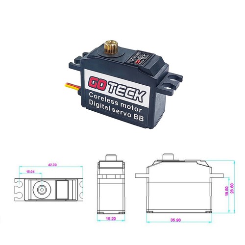 Goteck 2pcs d9257mg digital - d9257mg,