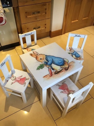 Childrens peter rabbit - peter, table