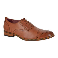 Mens Goor Capped Oxford Brogue