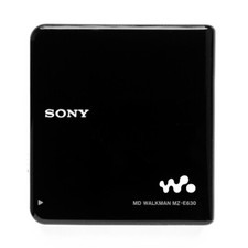 Sony MZ-E630 MiniDisc Portable MD LP Player Personal MD Black White