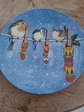 christmas plate 12" or 320mm