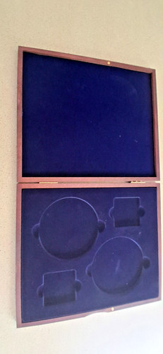 Brown wooden coin presentation - coin,