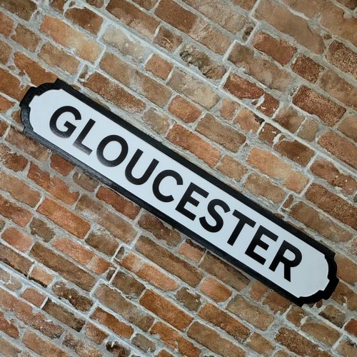 Gloucester sign wooden - sign,