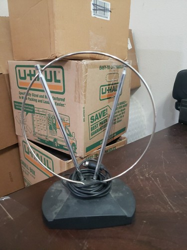 Rabbit ear antenna uhf vhf - tv,