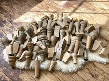 Huge Collection of Over 70 Loaf Solid Oak Sofa Legs 