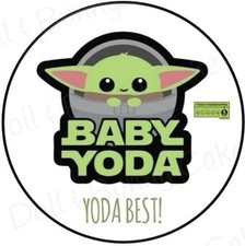 Baby Yoda Cake Topper. Premium