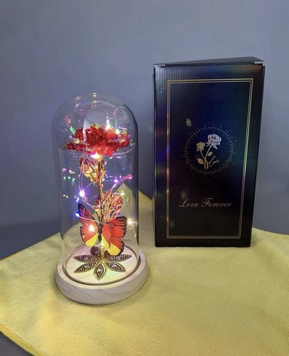 Galaxy colorful rose crystal - colorful,