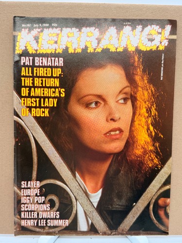 Kerrang magazine issue 195 - kerrang,