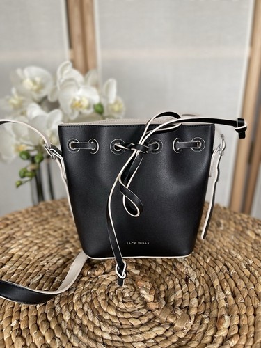 Jack wills black bucket - bucket, bag